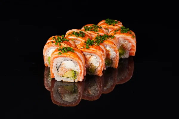 Salmon Aburi Roll